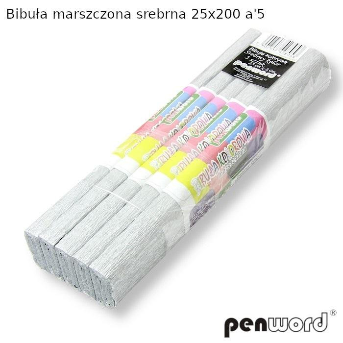 Bibuła marszczona złota/srebrna 25x200 (5) Polsirhurt